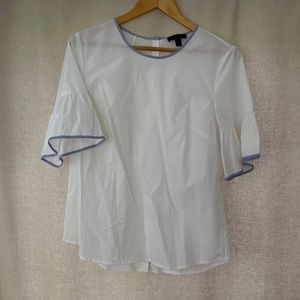 J.Crew Flutter Sleeve Top